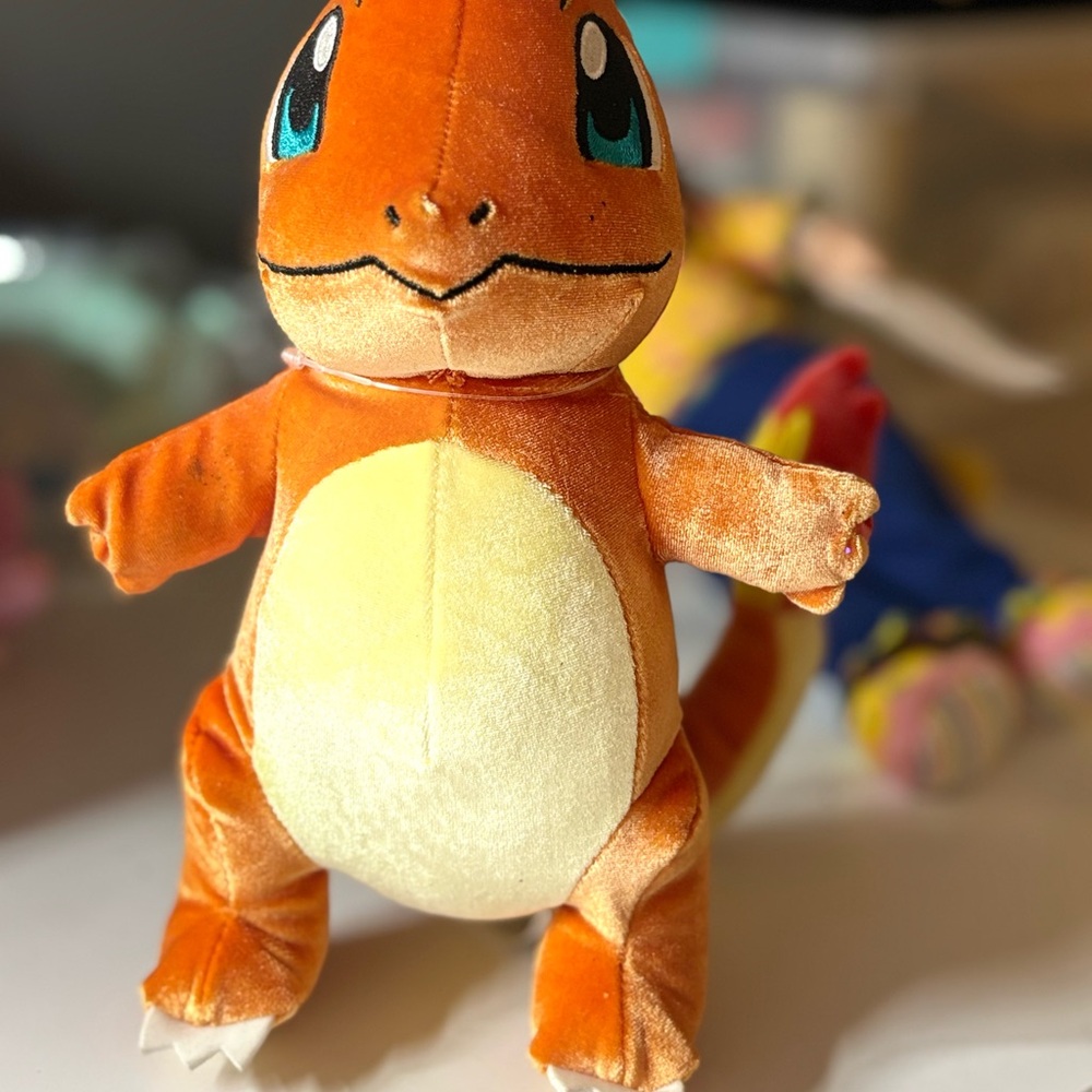 Pokemon - 8 inch Charmander Plush with Unique Velvet Fabric